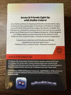 Pokemon Scarlet & Violet Prismatic Evolutions Booster Bundle Sealed 6 Packs 🔥 - Image 2