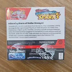 Pokemon Scarlet & Violet Surging Sparks Booster Box English (Factory Sealed) - Image 2