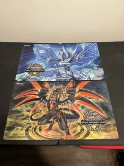 Yu-Gi-Oh! Trishula, The Dragon Of Icy Imprisonment & Red-Eyes darkness Playmat - Image 1