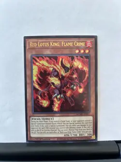 Yu-Gi-Oh! Red Lotus King, Flame Crime MZMU-EN077 Maze of Muertos 1st Edition - Image 1