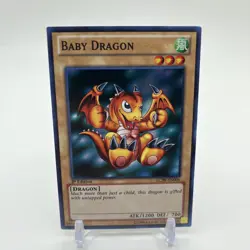 🔥 YUGIOH TCG Baby Dragon LCJW-EN006 SUPER RARE HOLOFOIL NM 1ST EDITION - Image 1