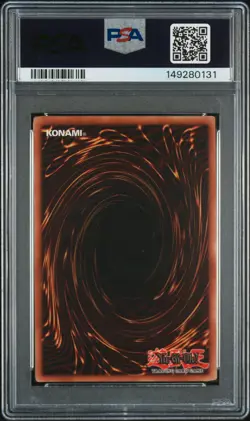 2002 YU-GI-OH! STARTER DECK: KAIBA 1ST EDITION #001 BLUE-EYES WHITE DRAGON PSA 7 - Image 2