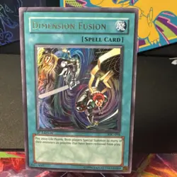 yu-gi-oh dimension fusion ioc-094 invasion of chaos spell 1st edition konami - Image 1