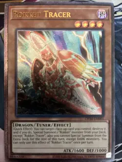 Yugioh! Rokket Tracer - OP30-EN001 - Ultimate Rare - OTS Tournament Pack 30 - Image 2