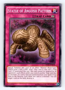 Yugioh Statue of Anguish Pattern CROS-EN078 Common - NM 💎 - Image 1