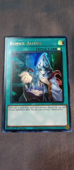 Yugioh Runick Allure MP23-EN240 Ultra Rare 1st Edition - Image 1