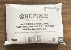 One Piece Card Game Carrying On His Will [OP-13] 3rd Anniversary Kit SEALED (7A) - Image 1