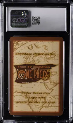1999 ONE PIECE CARDDASS HYPER BATTLE JPN FIRST STA LUFFY'S PIRATE CREW CGC 6.5 - Image 2