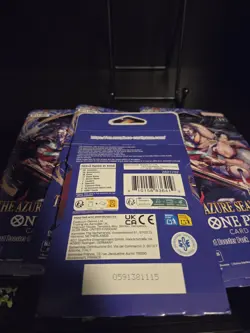 5x One Piece The Azure Sea’s Seven Sleeved Booster Packs OP-14 EB04 - Image 2