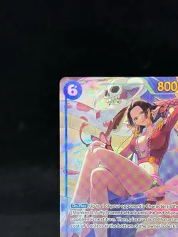 One Piece Card Boa Hancock OP07-051Seven Warlords of the Sea Alt Art Promo ENG - Image 3