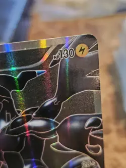 Zekrom 114/114 Black & White Base Full Art Holo Rare Pokemon Card MP - Image 4