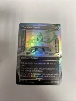 The Wind Crystal Borderless Foil Card #0330 MTG LP - Image 1