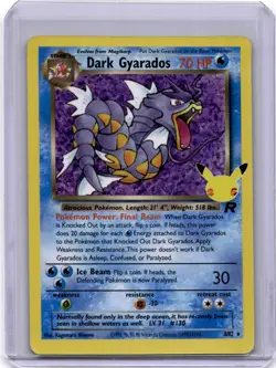 Dark Gyarados Celebrations 25th Anniversary 8/82 Pokemon Card Holo 2021 - Image 1