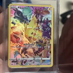 Pokemon Pikachu Secret Rare Holo 160/159 Crown Zenith FCG Gem Mint 10 2023 Card - Image 3