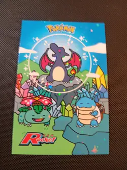 Bubble Shiny Charizard Star Holo Team Rocket Card Database Peru Pokemon - Image 1