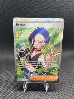 Pokemon TCG Trainer Perrin Special Illustration Card 209 - Image 1