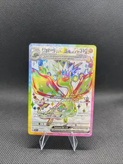 Pokemon TCG Flygon EX Holo Ultra Rare Card Sv08: Surging Sparks 222/191 - Image 1