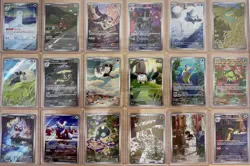 Pokemon Full Art Card Lot With Over 118 Cards Including Some Vintage Cards. - Image 1