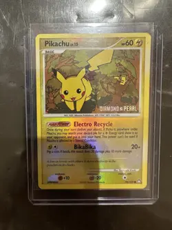 Pokemon Pikachu TCG Reverse Holo Card Mysterious Treasures 94/123 - Image 1