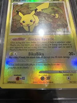 Pokemon Pikachu TCG Reverse Holo Card Mysterious Treasures 94/123 - Image 2