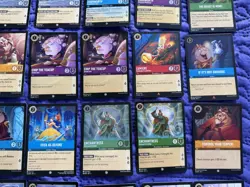 Disney Lorcana Beauty and the Beast Theme 45 Card Lot Beast/Enchantress/Break - Image 5
