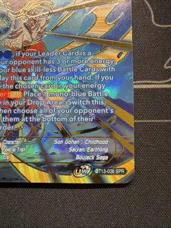 SS2 Son Gohan, Astonishing Strike SPR Dragon Ball Super Card Game NM - Image 5
