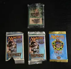 Vtg 90s Magic the gathering Open Packs Prophecy Portal Pack Fresh 75 Card Lot - Image 1