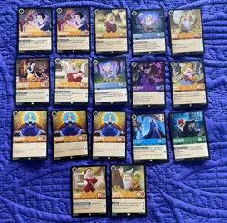Disney Lorcana Theme Lot Snow White And The Seven Dwarves Queen Lot of 17 Cards - Image 1