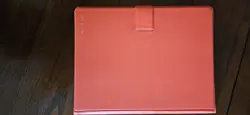 Vintage 1999 Pokemon Pikachu Red Binder TCG Album Snap 30 Page Card Holder EMPTY - Image 2