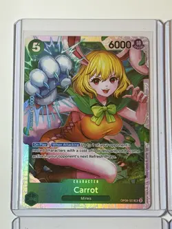 Carrot OP08-023 The Best Vol. 2 Premium Booster Play Set 4 Card Lot - Image 2