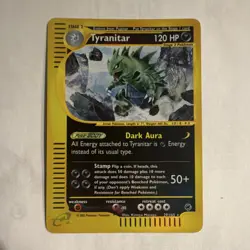 Tyranitar Expedition Base Set 029/165 Reverse Holo Rare Pokemon Card 120 HP 2002 - Image 1