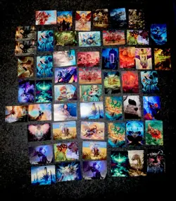 MTG Foundations Lot of 48 ART SERIES Cards -Some Gold Signatures - Image 1