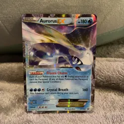 Aurorus EX XY102 Black Star Promo Card Pokemon TCG MP - Image 1