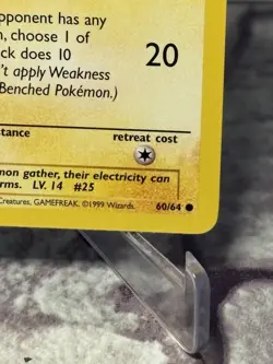 POKEMON CARD TCG - PIKACHU 60/64 - JUNGLE SET - NM - Image 4