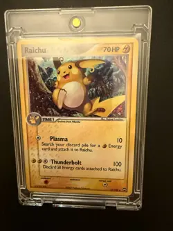 Pokemon TCG Raichu Card 12/108 EX Power Keepers Reverse Holo Stamped Holo Rare - Image 2