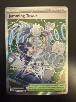 Pokemon TCG Jamming Tower 261/217 Me: Ascended Heroes Holo Card Ultra Rare NM - Image 1