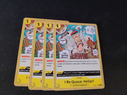 x4 I Re-Quasar Helllp!! OP07-115 C 500 Years in the Future ONE PIECE Card - Image 1