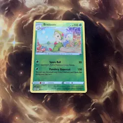 Breloom - Reverse Holo - Brilliant Stars RARE Pokemon TCG Card - Image 1