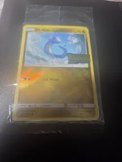 Dratini 35/70 Dragon Majesty Stamped Toys R Us Promo Pokemon Card SEALED - Image 1