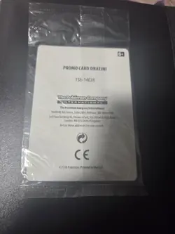 Dratini 35/70 Dragon Majesty Stamped Toys R Us Promo Pokemon Card SEALED - Image 2