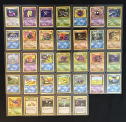 Pokemon TCG Card Collection Fossil First 1st Edition 33 Cards Incomplete Regular - Image 1