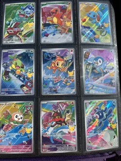 Pokemon First Partner Illustration 30th Collection Complete Promo Set 9 Cards🔥 - Image 1