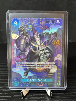One Piece TCG - Gecko Moria (SP) - Two Legends (OP08) [Damaged Card see photos] - Image 1