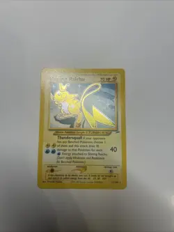 Pokemon Shining Raichu Secret Rare Holo Neo Destiny 111/105 English TCG Card - Image 1