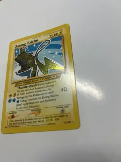 Pokemon Shining Raichu Secret Rare Holo Neo Destiny 111/105 English TCG Card - Image 2