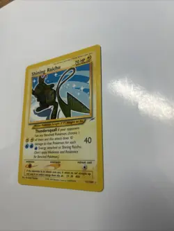 Pokemon Shining Raichu Secret Rare Holo Neo Destiny 111/105 English TCG Card - Image 3