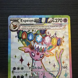 🔥 Pokemon TCG Espeon EX Prismatic Evolutions Card Promo 175 NM 🔥 - Image 2