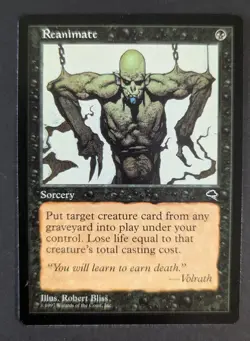 Reanimate - Tempest - MTG Magic - LP - Uncommon - Premodern - Image 1