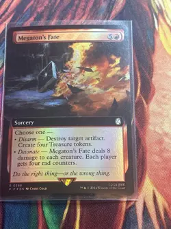 MTG Megaton's Fate Extended Art Foil ** Fallout ** English - Image 1