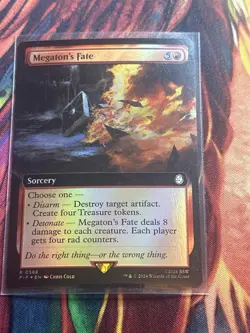 MTG Megaton's Fate Extended Art Foil ** Fallout ** English - Image 2